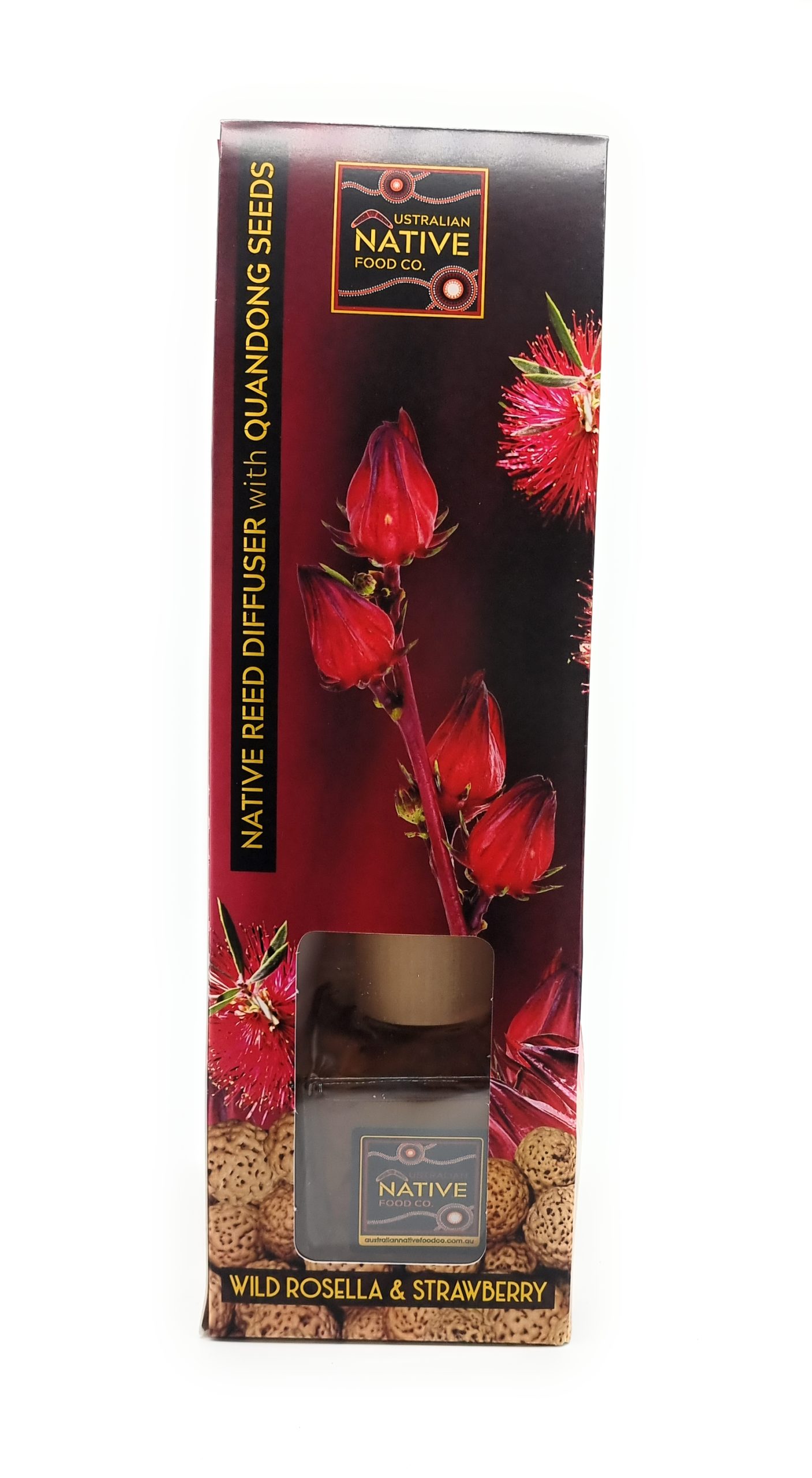 Reed Diffuser 120ml – Wild Rosella & Strawaberry Bush