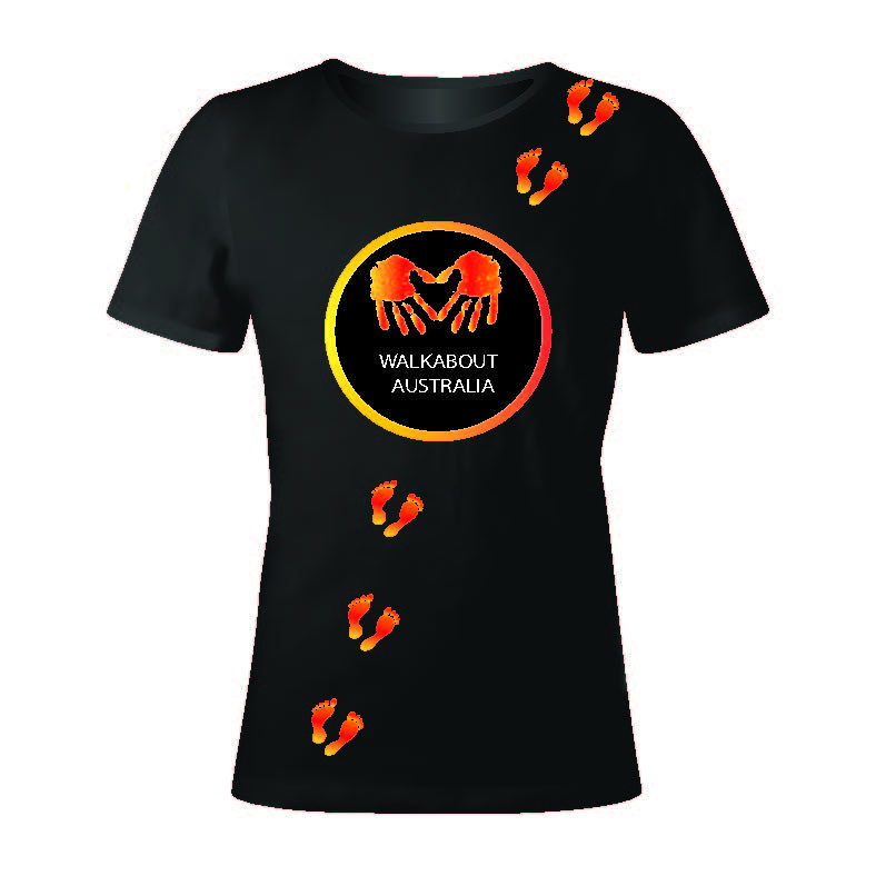 Walkabout T-Shirt with Footprints